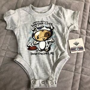 Dover Foxcroft Gray Baby Onesie